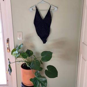 Black Sparkly Bodysuit